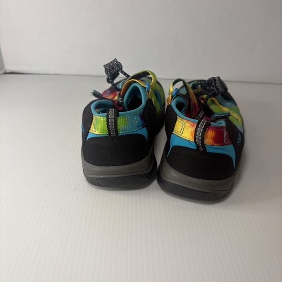 Keen Kids' Newport H2 Water Sandals Size 13 1018441 Tie Dye Rainbow Bungee Strap - Picture 4 of 15